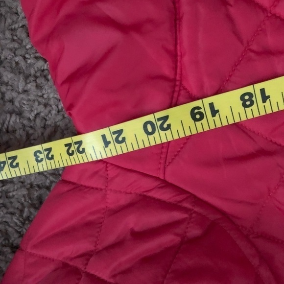 Lands End Quilted Red Jacket LP Large Petite Coat Women’s - Picture 11 of 11